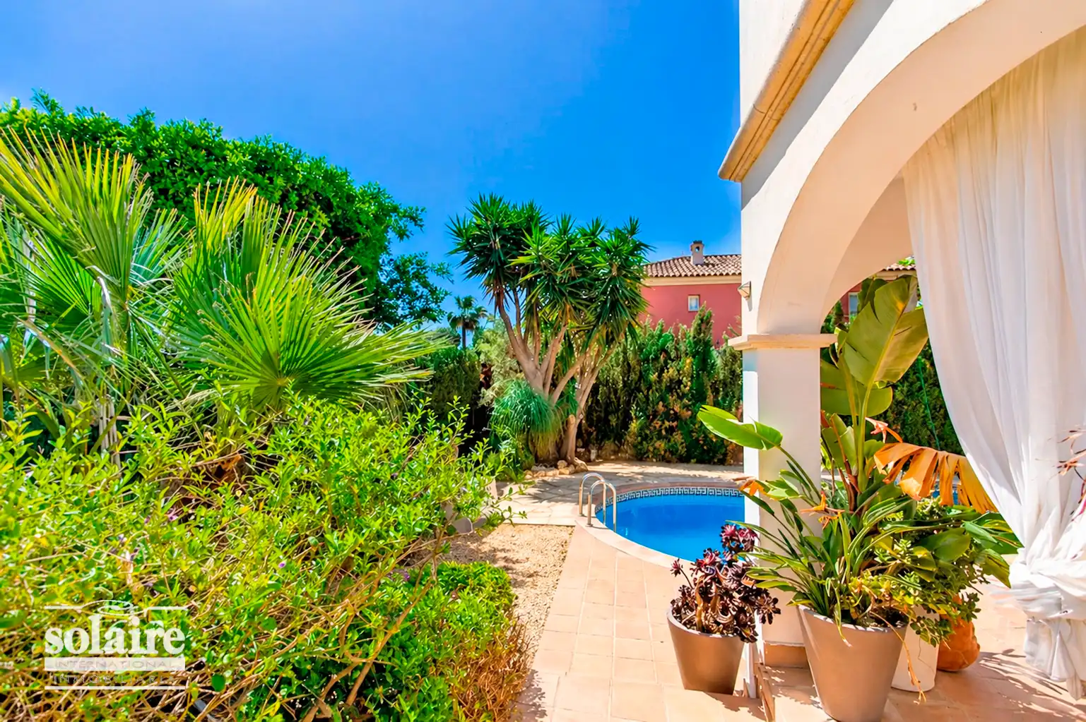 Jardín de Casa o chalet en venta en Finestrat con Aire acondicionado, Jardín privado y Terraza
