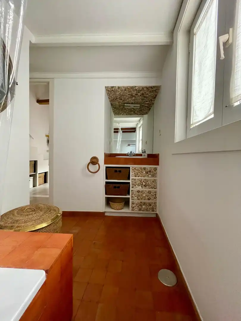 Baño de Ático de alquiler en Madrid con Aire acondicionado, Calefacción y Terraza