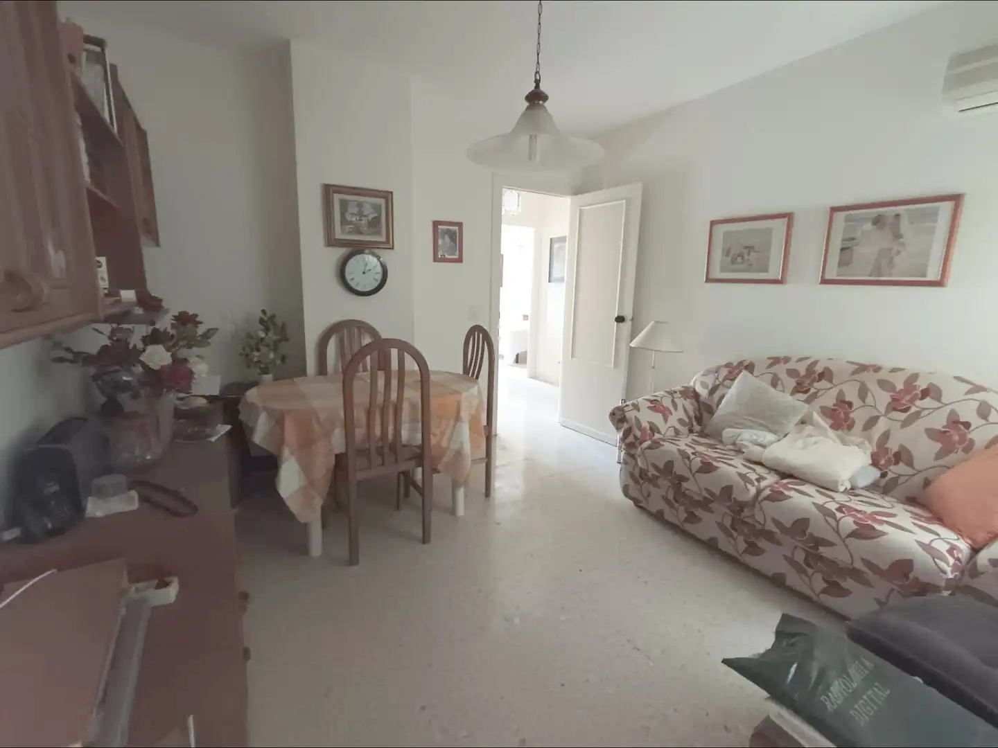 Sala de estar de Piso en venta en Málaga con Aire acondicionado y Terraza