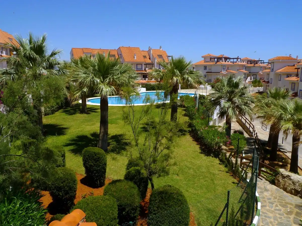 Jardí de Dúplex en venda en Manilva amb Aire condicionat, Calefacció i Terrassa