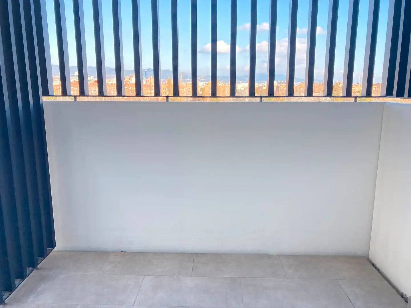 Terraza de Piso de alquiler en Sant Adrià de Besòs con Calefacción, Parquet y Terraza