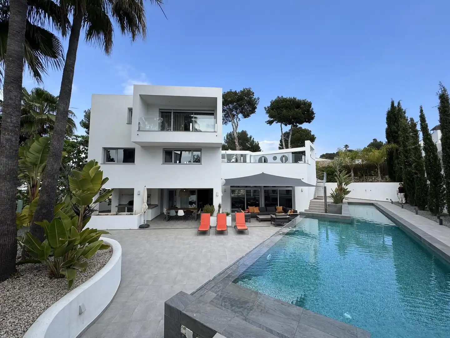 Exterior view of Houses for rent in Moraira  with Air Conditioner, Heating and Private garden