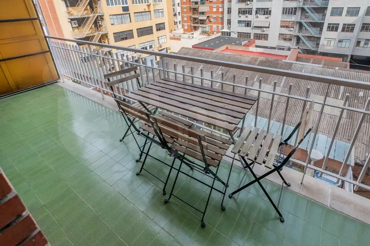 Balcony of Flat for rent in Barcelona  with Heating, Parquet flooring and Terrace