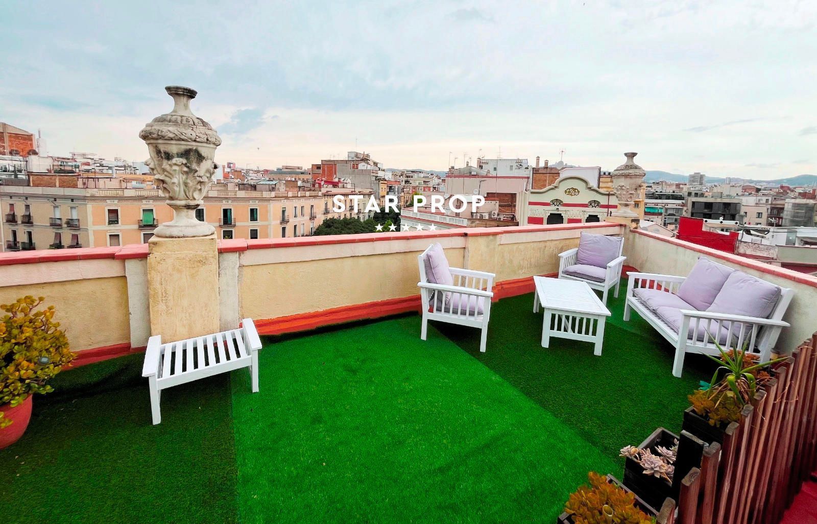 Terrassa de Àtic de lloguer en  Barcelona Capital amb Aire condicionat, Calefacció i Terrassa