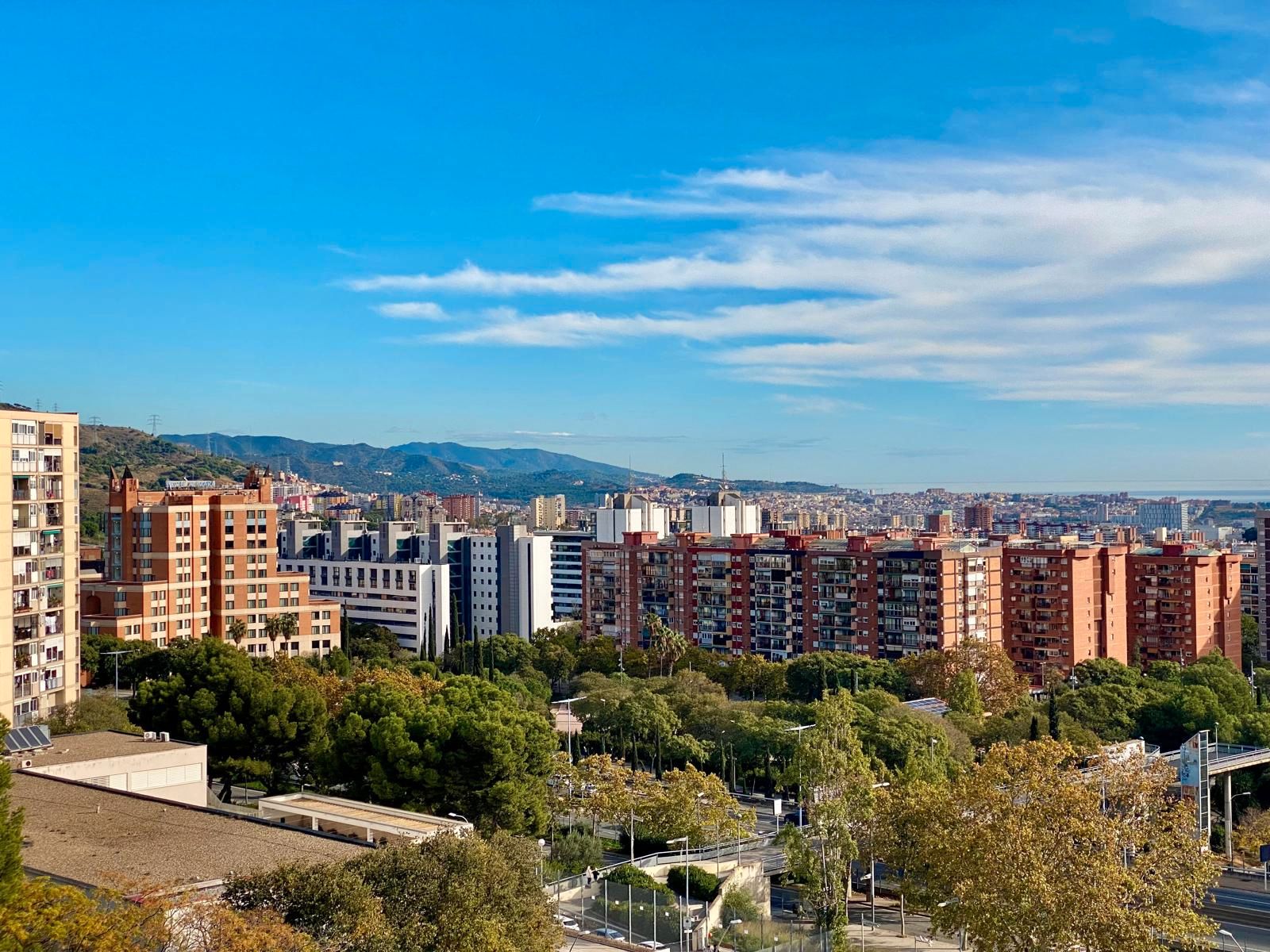 Exterior view of Flat to rent in  Barcelona Capital  with Heating, Parquet flooring and Furnished