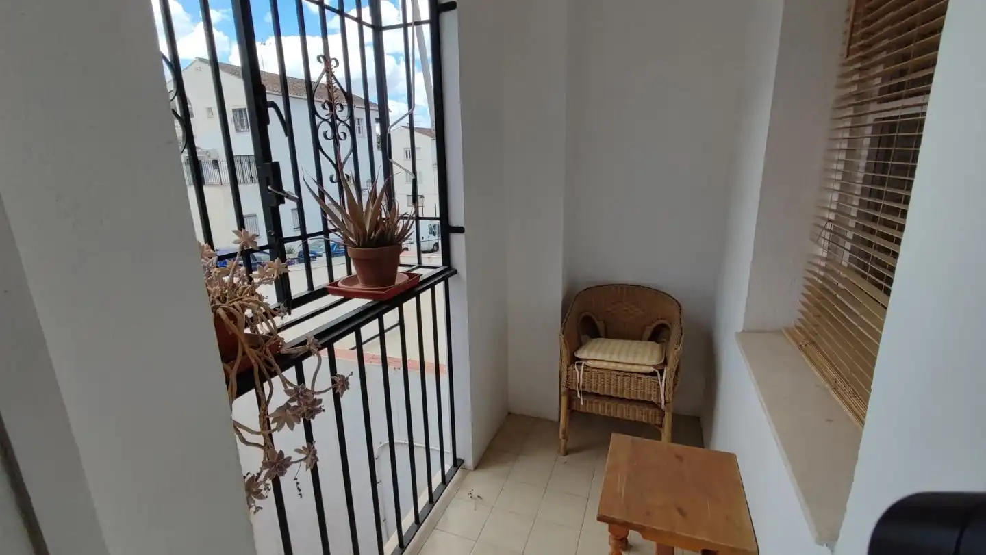 Balcony of Flat for rent in Granada  with Heating and Furnished