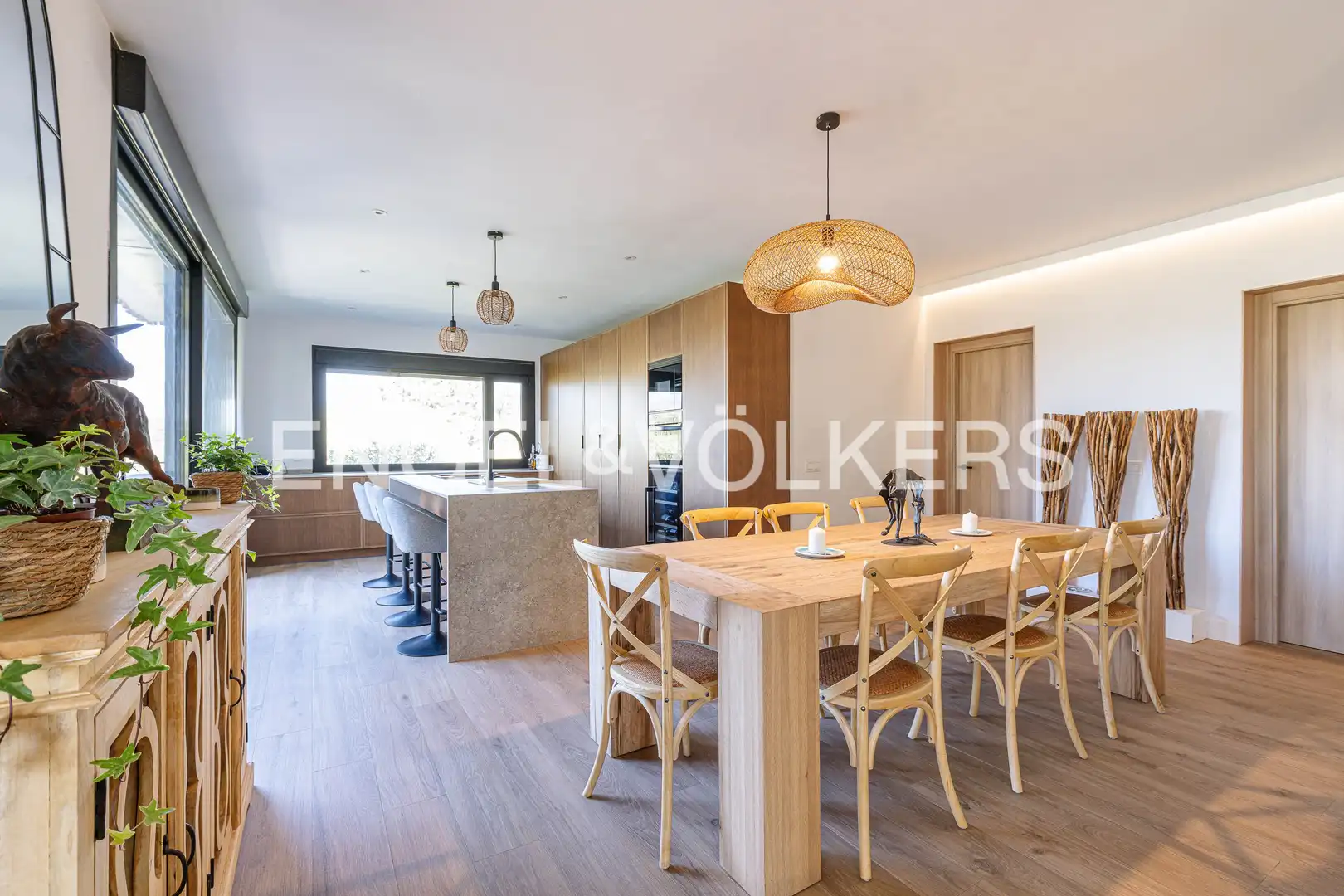 Dining room of Houses for sale in Valdemorillo  with Air Conditioner, Heating and Private garden
