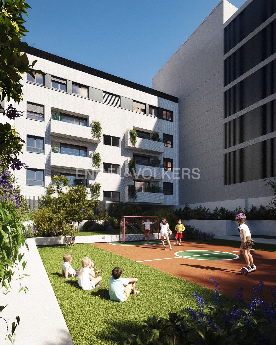 Terrace of Apartment for sale in  Madrid Capital  with Heating, Private garden and Swimming Pool