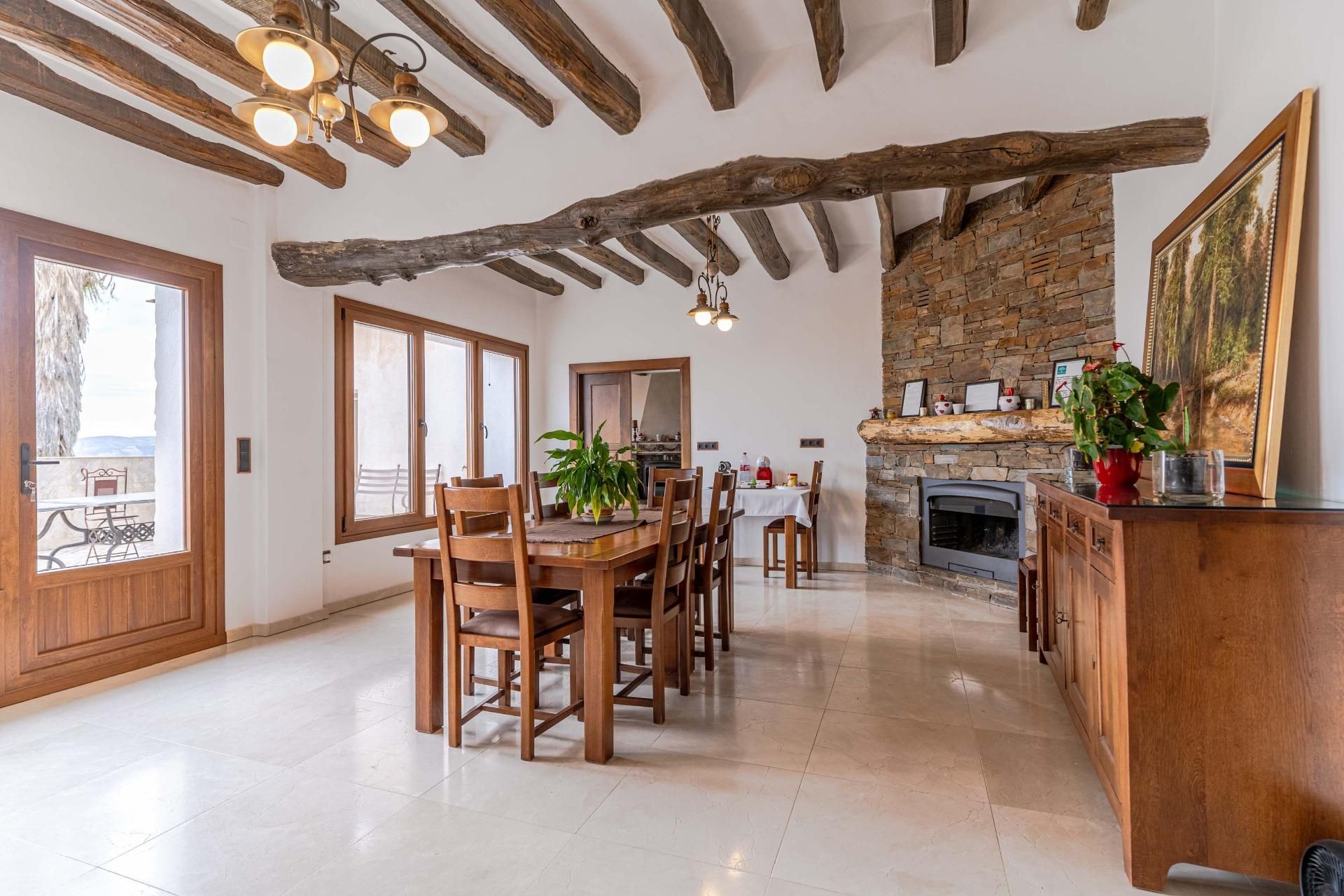 Dining room of House or chalet for sale in Válor  with Air Conditioner, Heating and Private garden