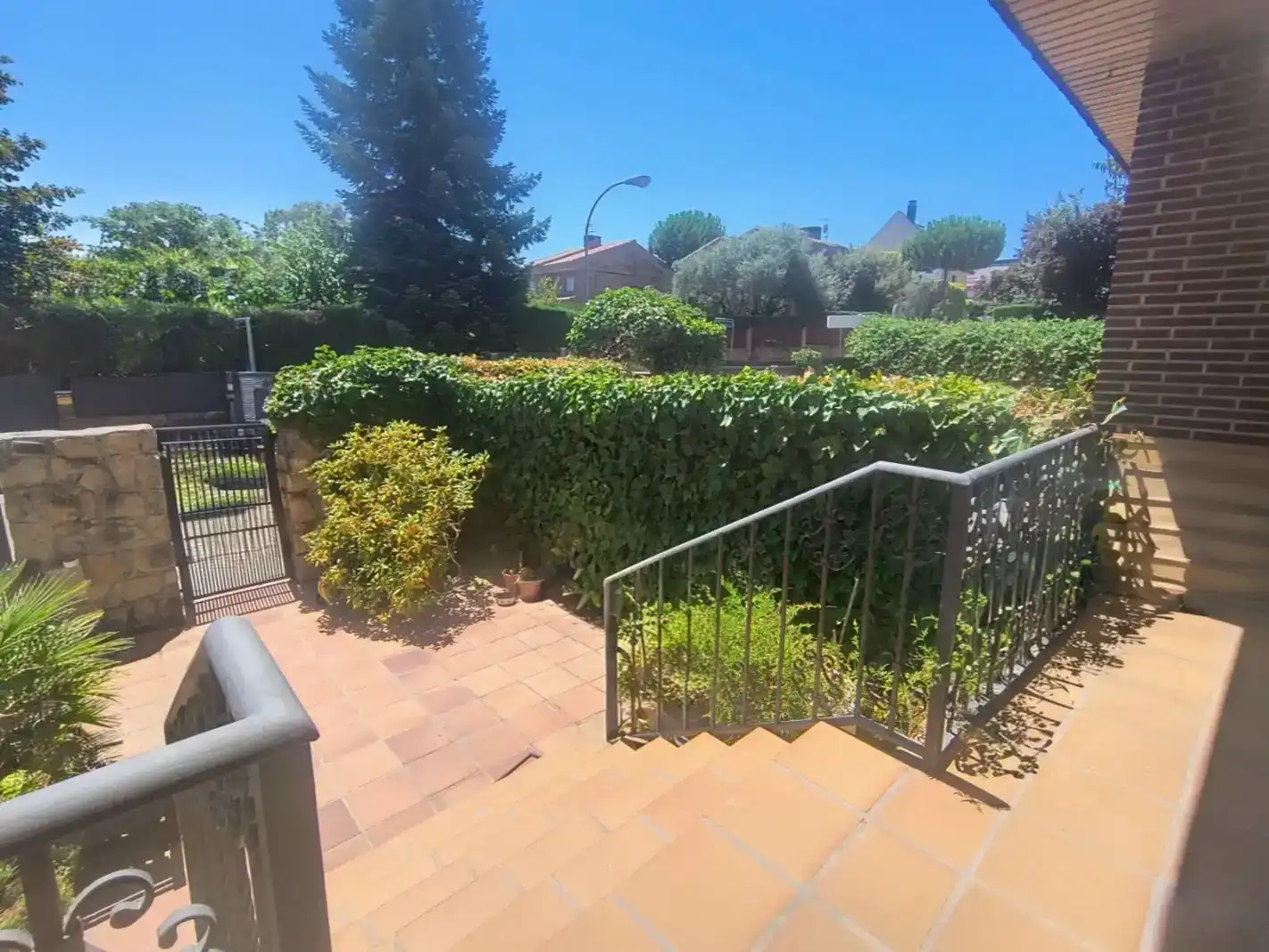 Garten von Wohnung zur Miete in Pozuelo de Alarcón mit Klimaanlage, Privatgarten und Parkett