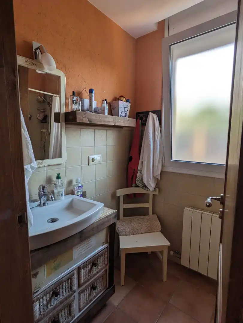 Badezimmer von Haus oder Chalet zum Verkauf in La Pobla de Montornès   mit Heizung, Privatgarten und Terrasse