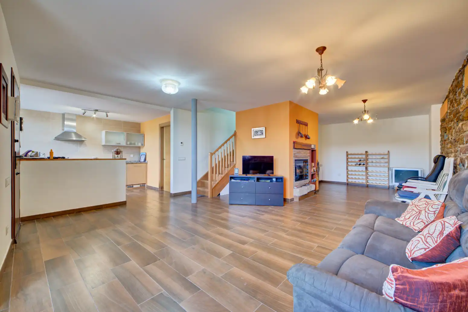 Sala de estar de Casa o chalet en venta en Sada (Navarra) con Calefacción