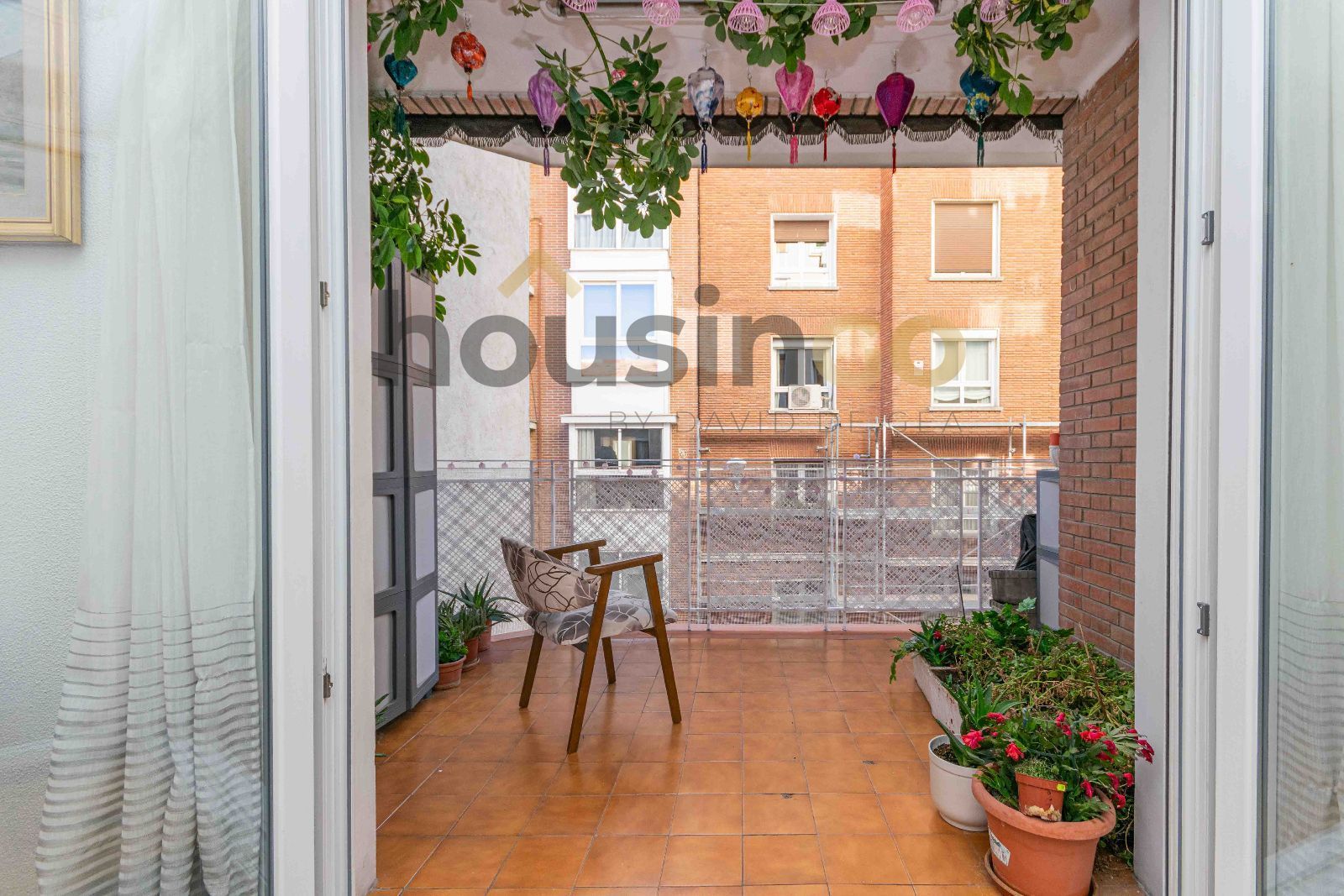 Balcony of Flat for sale in  Madrid Capital  with Heating, Terrace and Storage room