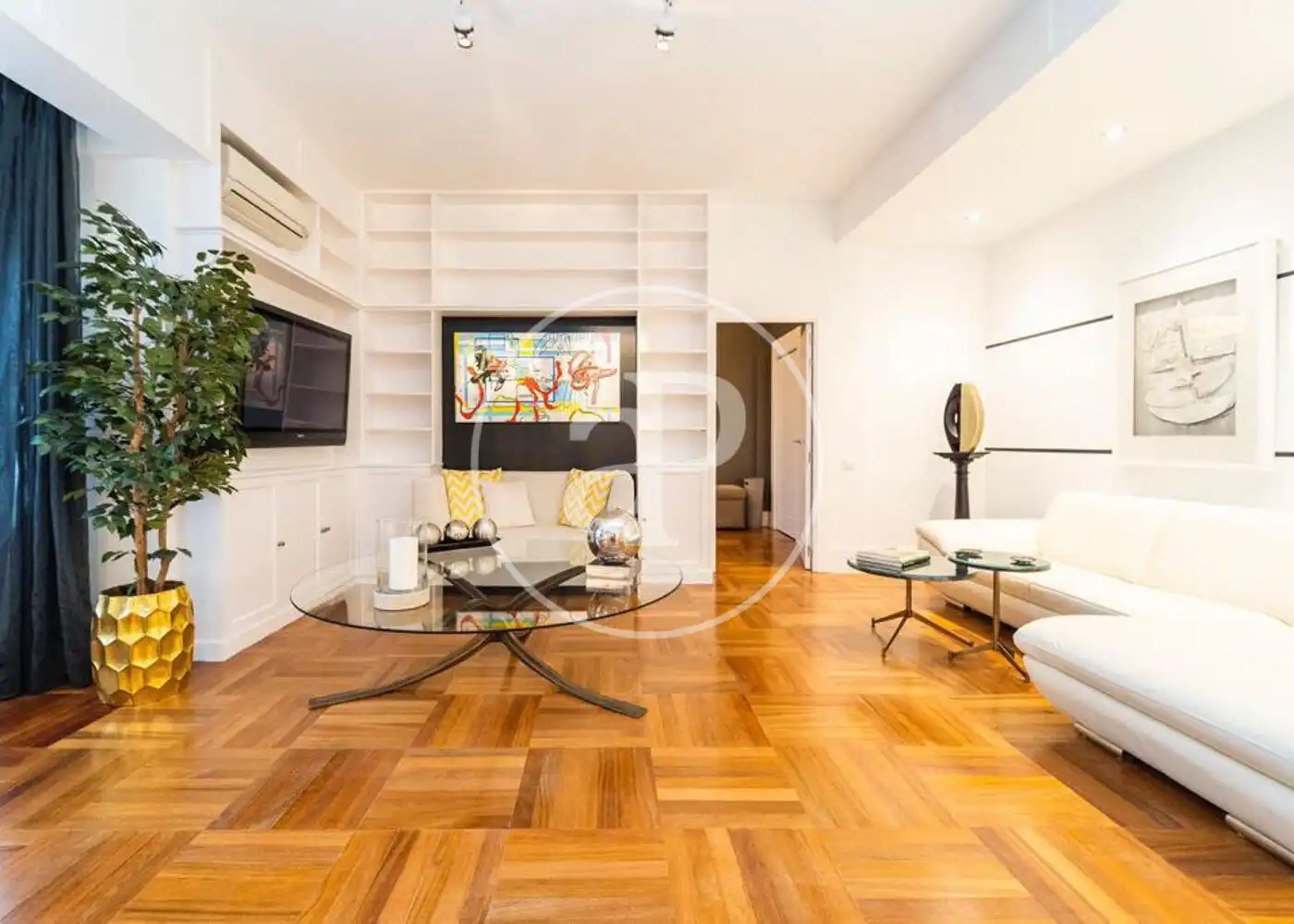 Sala de estar de Piso de alquiler en Madrid con Aire acondicionado y Calefacción