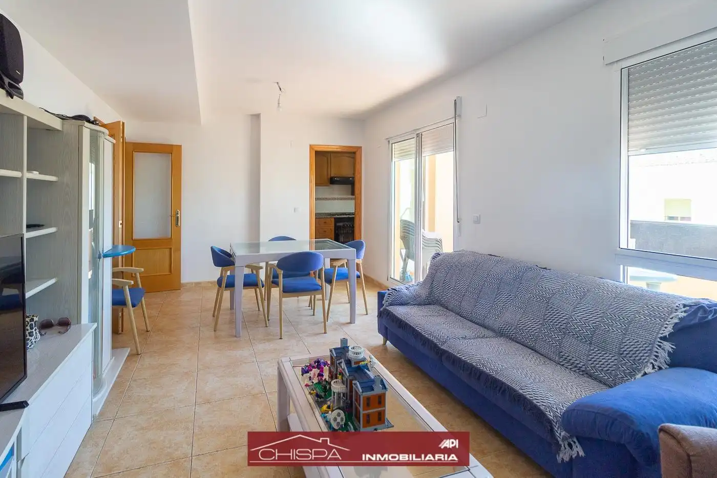 Sala d'estar de Pis en venda en Náquera amb Aire condicionat, Jardí privat i Terrassa