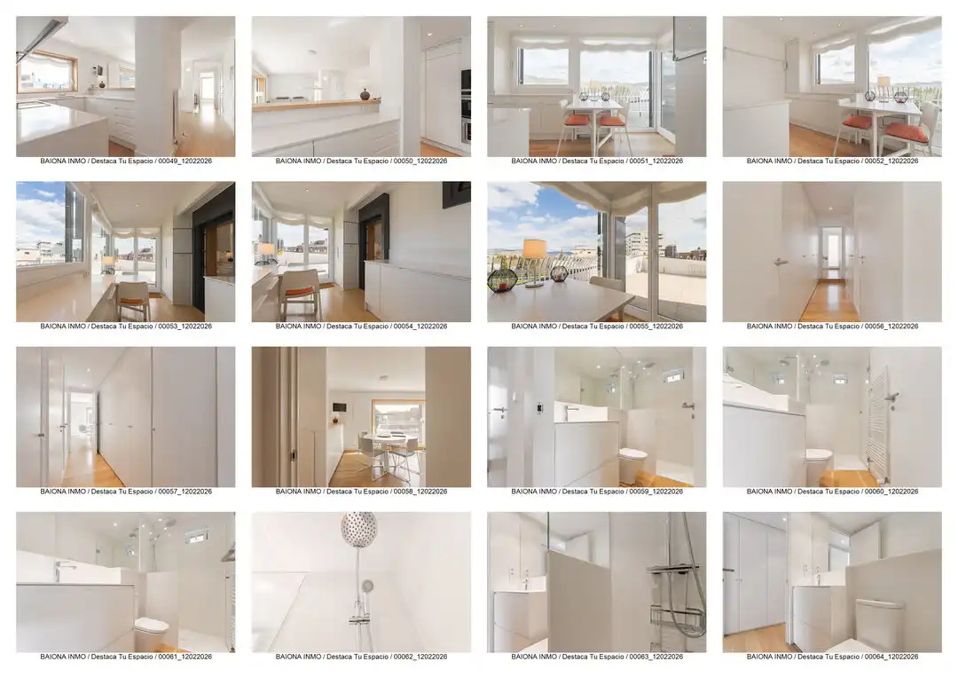 Cocina de Ático en venta en  Pamplona / Iruña con Calefacción, Terraza y Alarma