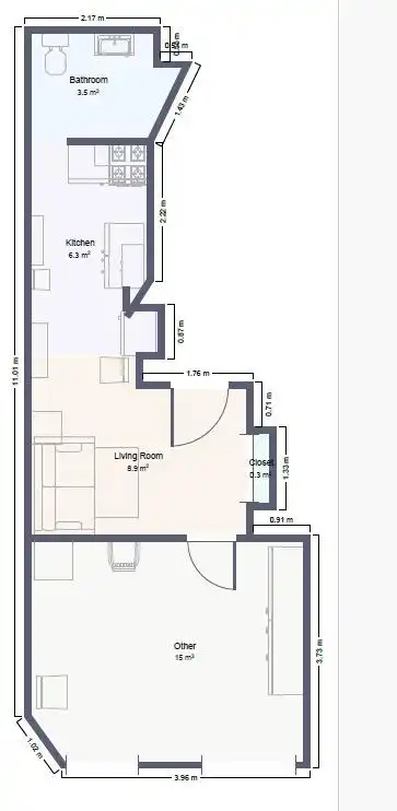 Habitación de Piso en venta en Málaga