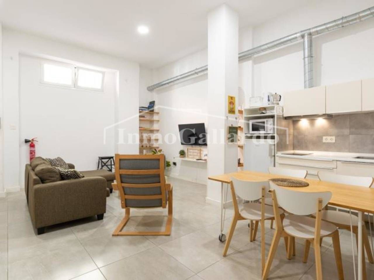 Living room of Flat for sale in Málaga Capital  with Air Conditioner and Furnished