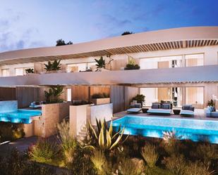 Exterior view of Planta baja for sale in Marbella  with Air Conditioner, Terrace and Swimming Pool