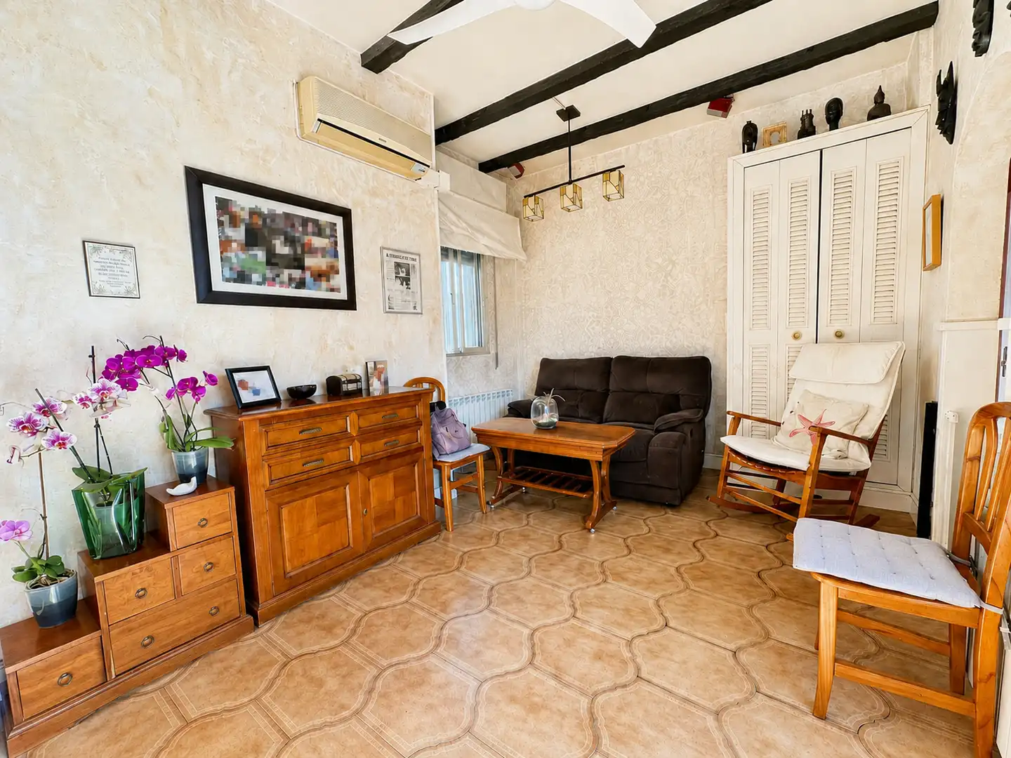 Living room of Attic for sale in Madrid  with Air Conditioner, Heating and Terrace