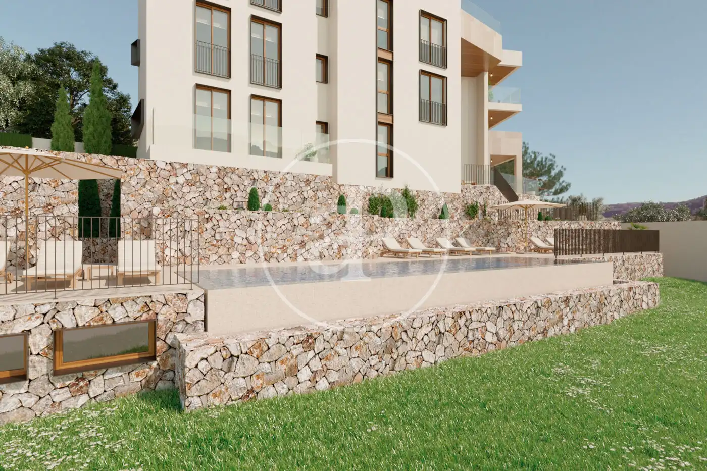 Piscina de Piso en venta en  Palma de Mallorca con Aire acondicionado, Calefacción y Jardín privado
