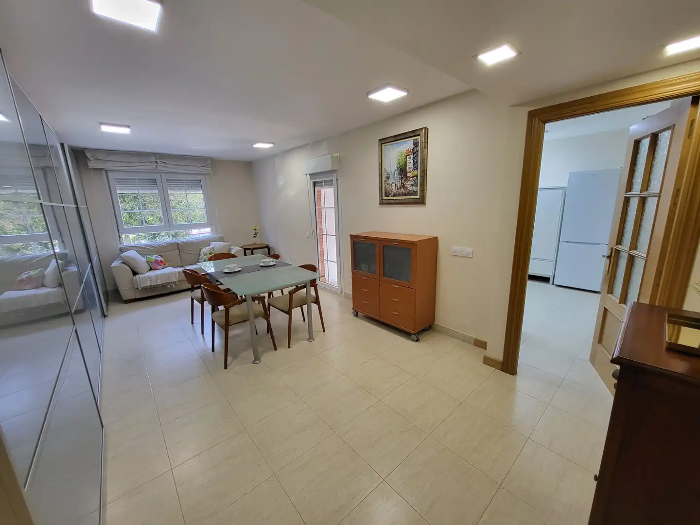 Comedor de Piso de alquiler en Almería con Aire acondicionado, Calefacción y Amueblado