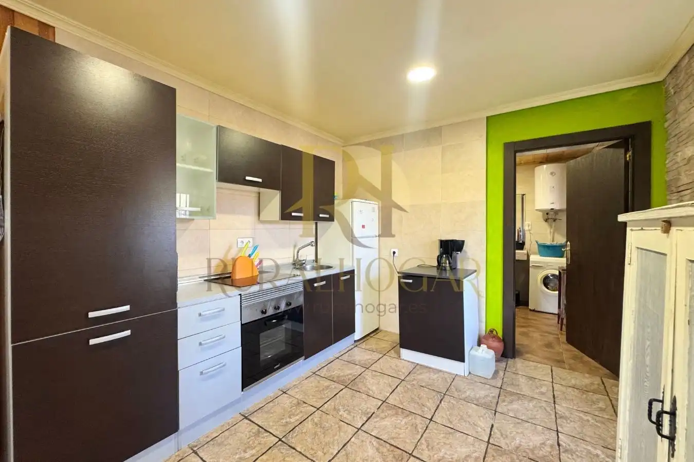 Cocina de Casa o chalet en venta en Gradefes con Calefacción, Parquet y Amueblado