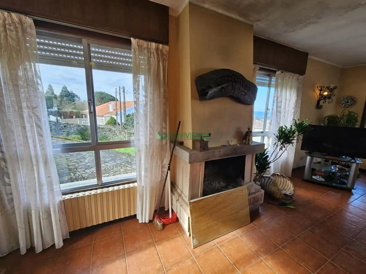 Living room of Houses for sale in Vigo   with Heating, Private garden and Terrace