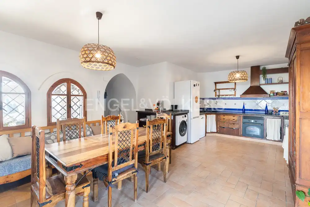 Cocina de Casa o chalet de alquiler en Manises con Aire acondicionado, Calefacción y Jardín privado