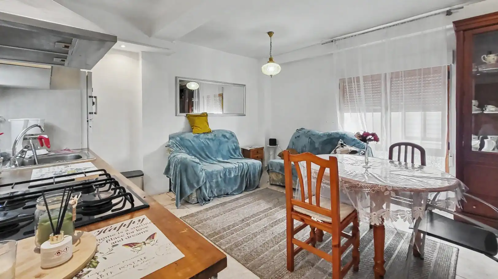 Living room of Houses for sale in Oliva  with Air Conditioner, Heating and Terrace