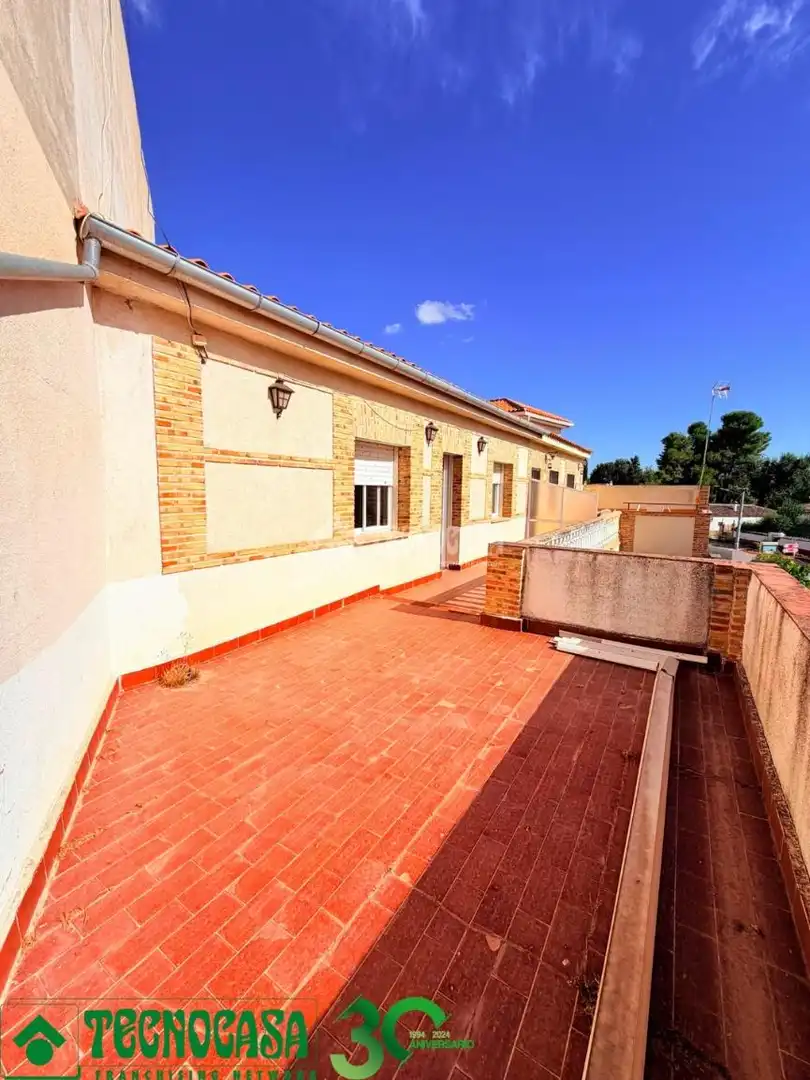 Terrassa de Casa adosada en venda en Guadamur amb Calefacció