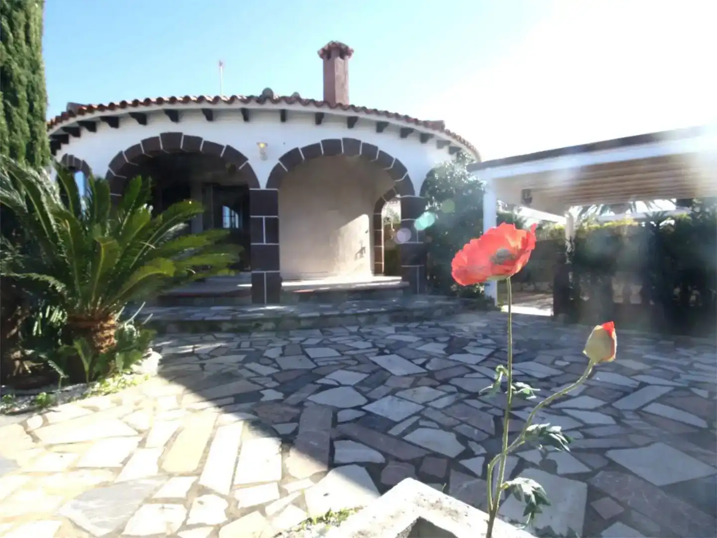 Jardí de Casa o xalet en venda en Els Poblets amb Aire condicionat i Piscina