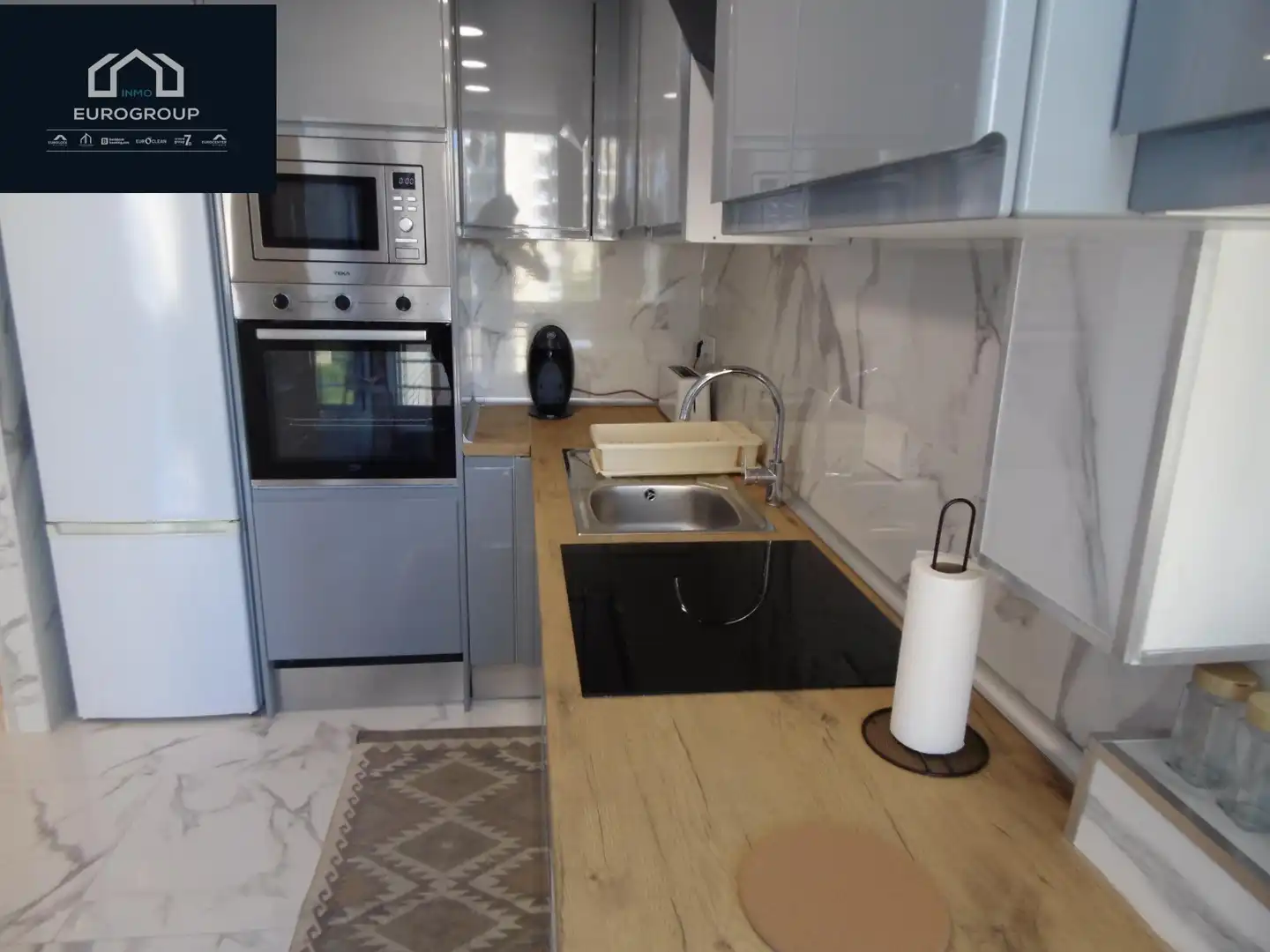 Cocina de Apartamento de alquiler en Benidorm con Aire acondicionado, Calefacción y Amueblado