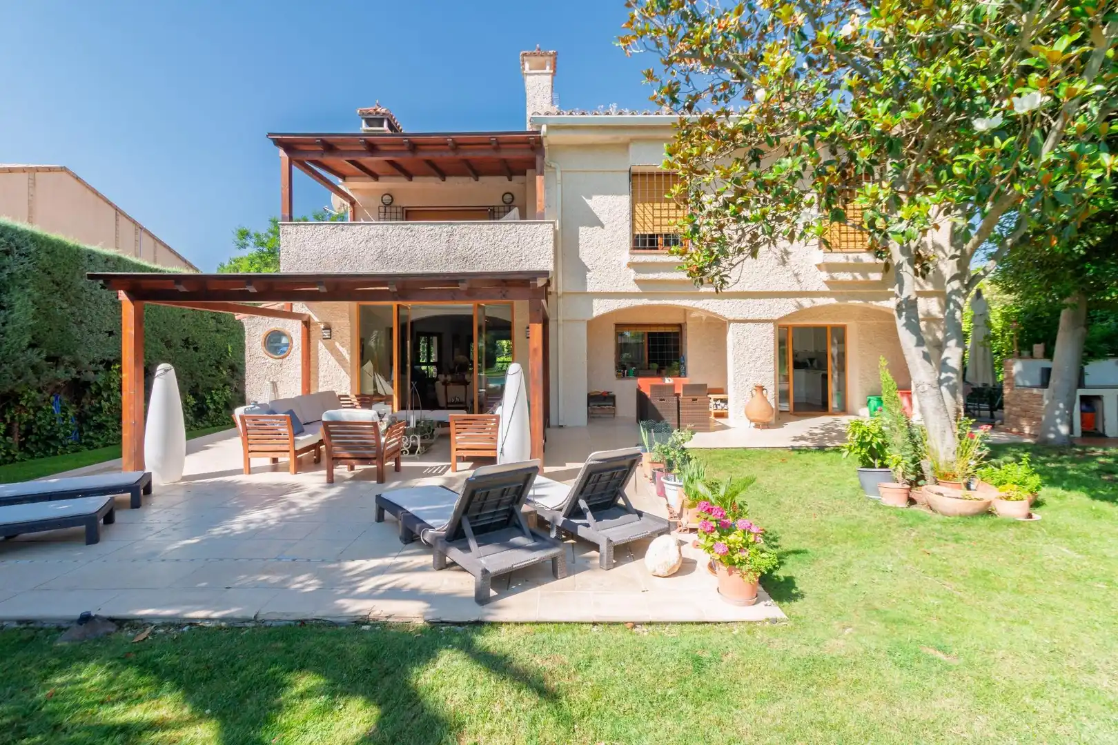 Garden of Houses for sale in Boadilla del Monte  with Heating, Private garden and Terrace