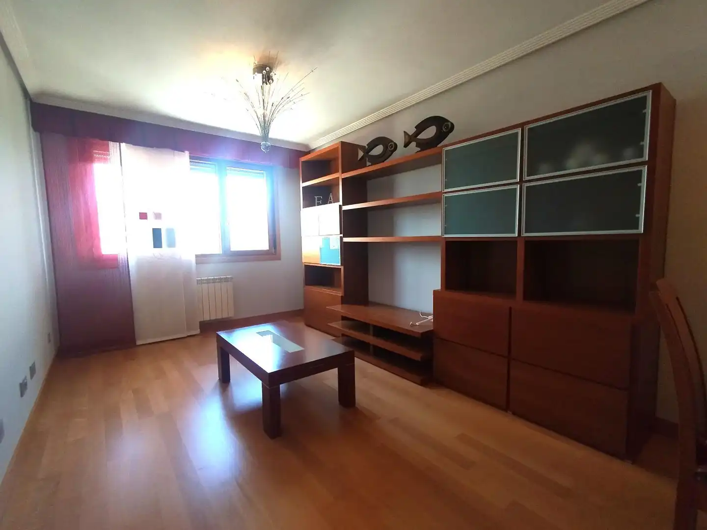 Sala de estar de Piso de alquiler en Valladolid con Calefacción, Parquet y Amueblado