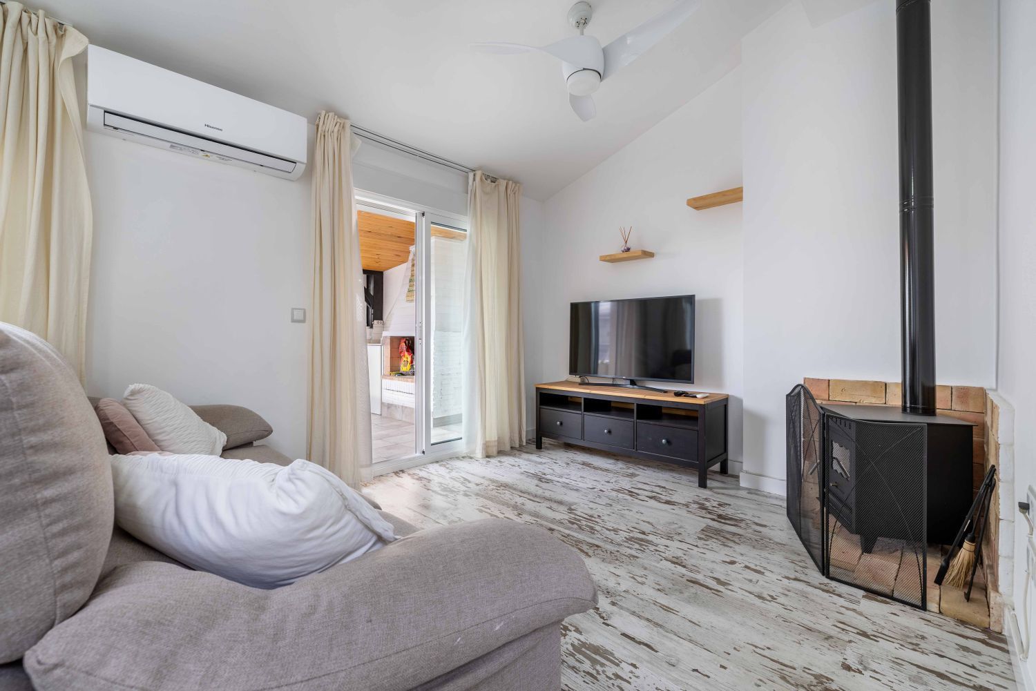 Living room of Attic for sale in  Murcia Capital  with Air Conditioner, Heating and Terrace