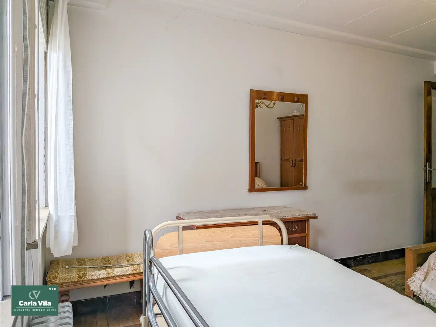 Schlafzimmer von Wohnung zum Verkauf in Lugo mit Heizung, Parkett und Terrasse