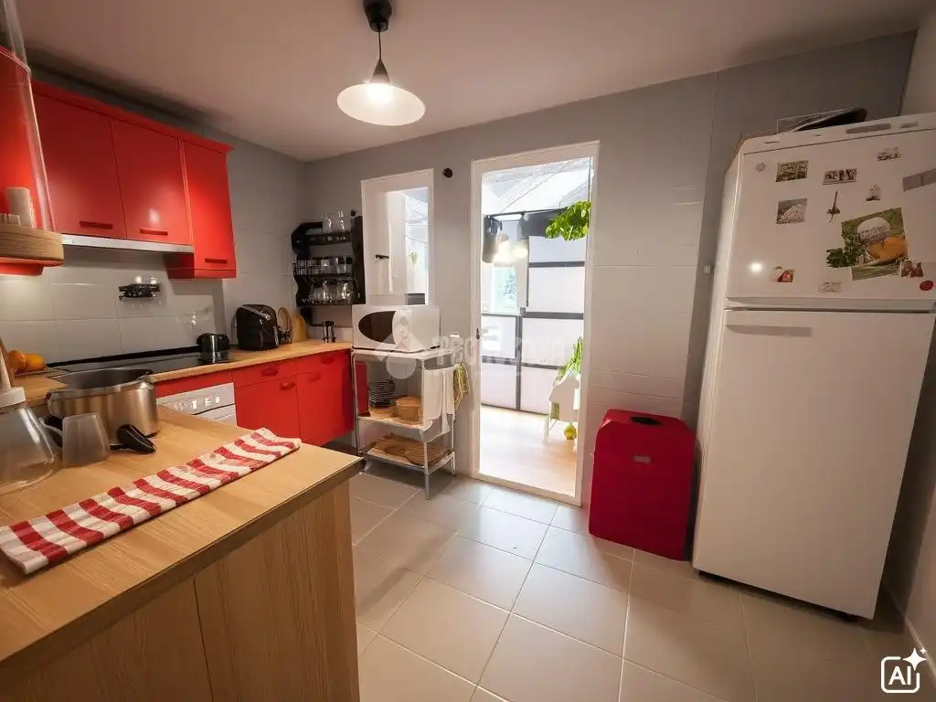 Cocina de Piso en venta en Collado Villalba con Calefacción, Terraza y Piscina comunitaria