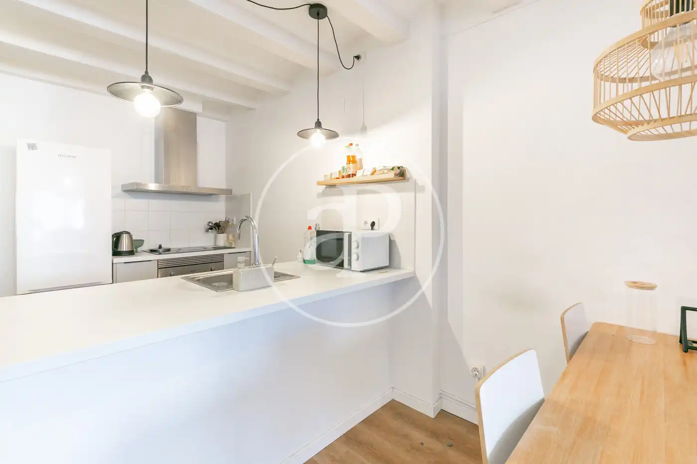Kitchen of Flat for sale in Barcelona  with Heating and Furnished