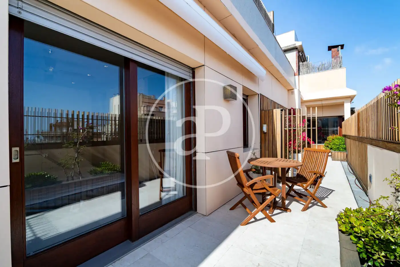 Terraza de Piso de alquiler en Barcelona con Aire acondicionado, Calefacción y Terraza
