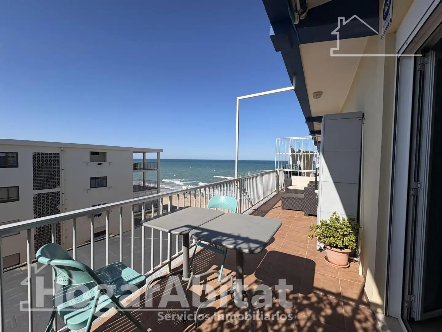 Terraza de Piso en venta en Tavernes de la Valldigna con Terraza y Balcón