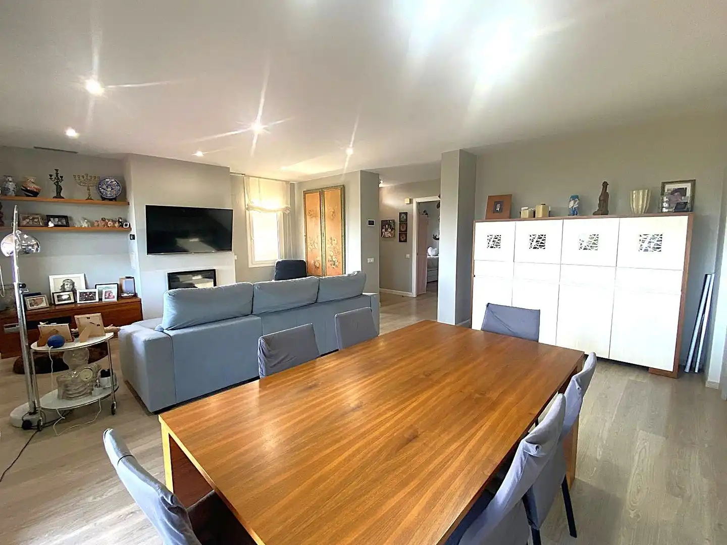 Esszimmer von Haus oder Chalet zum Verkauf in Sant Vicenç de Montalt mit Klimaanlage, Heizung und Privatgarten