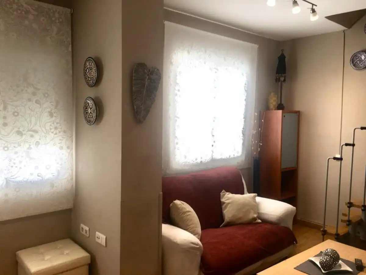 Living room of Flat for sale in Málaga  with Air Conditioner and Furnished