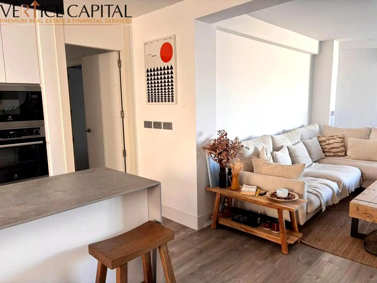 Sala de estar de Piso de alquiler en Málaga con Aire acondicionado, Calefacción y Terraza