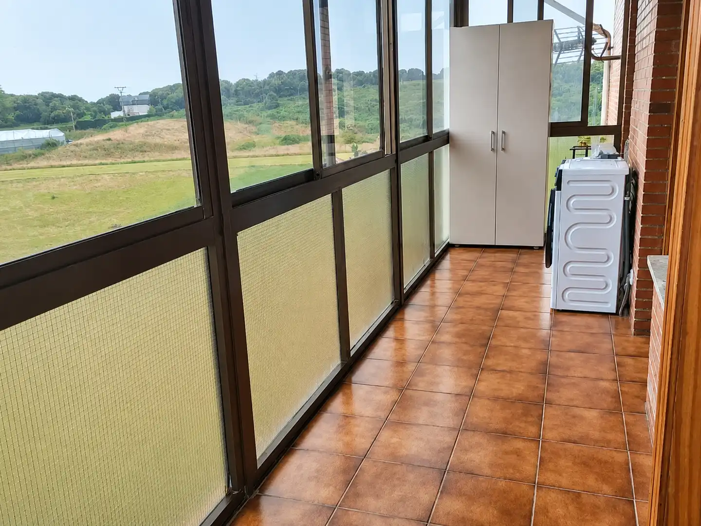 Terraza de Piso de alquiler en Piélagos con Calefacción, Amueblado y Horno
