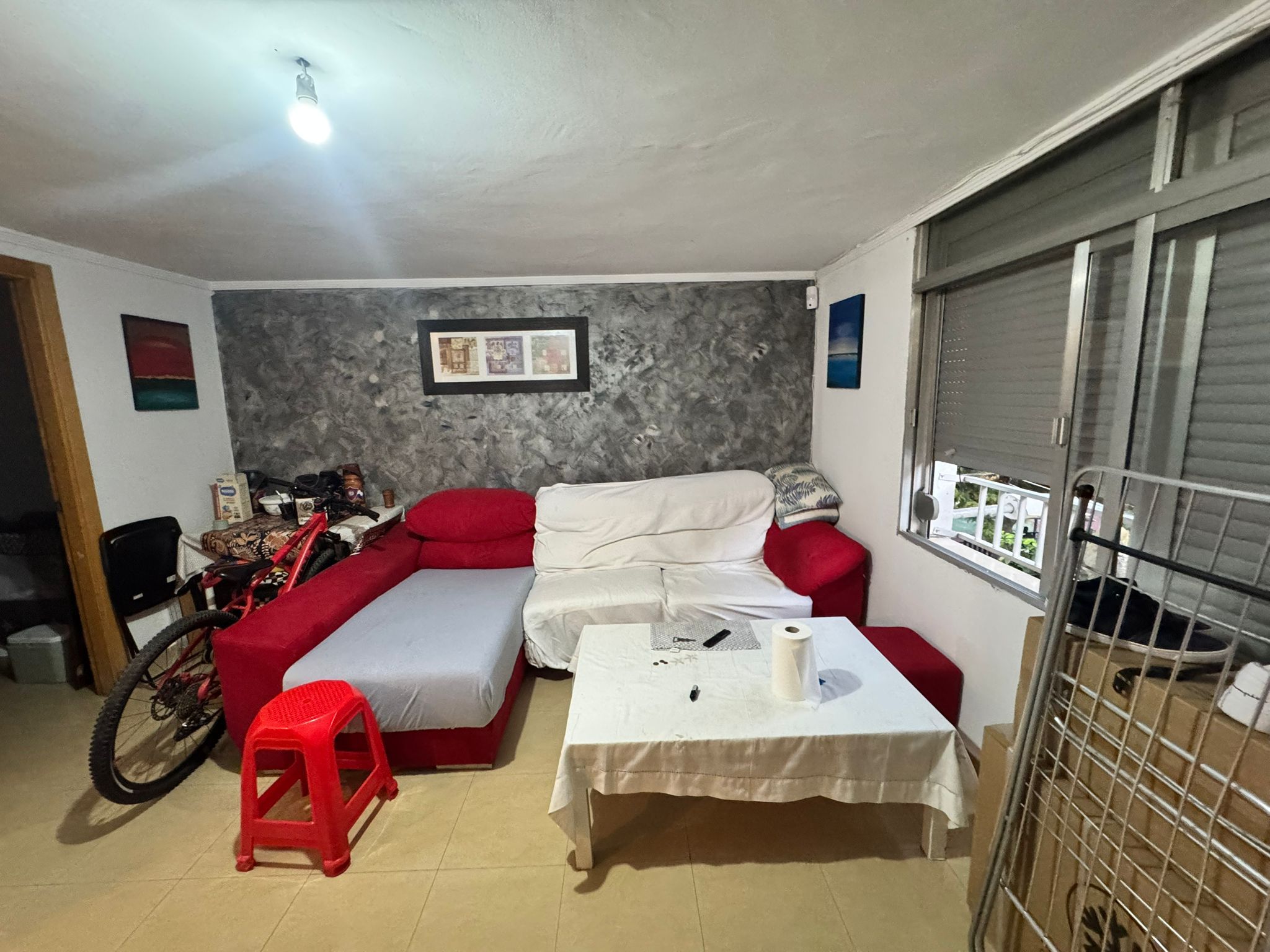 Sala de estar de Piso en venta en  Sevilla Capital