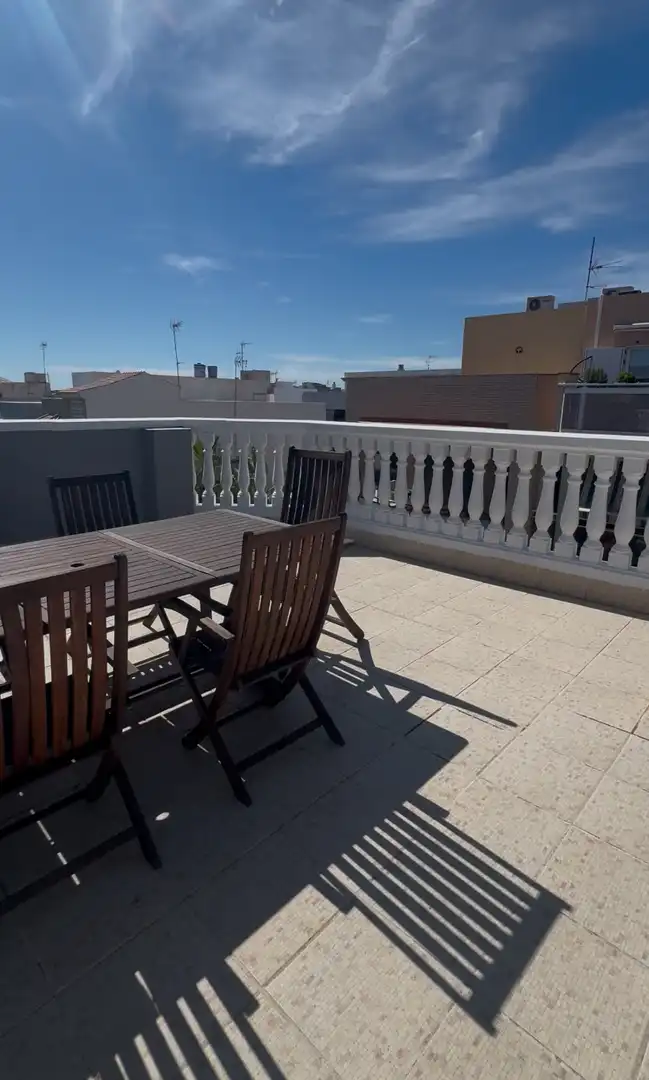 Terrasse von Wohnungen zur Miete in Moncofa mit Klimaanlage, Terrasse und Balkon