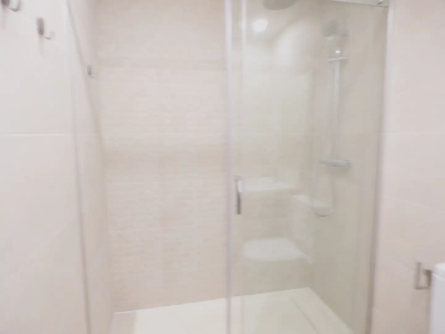 Bathroom of Flat for rent in Madrid  with Air Conditioner, Heating and Private garden