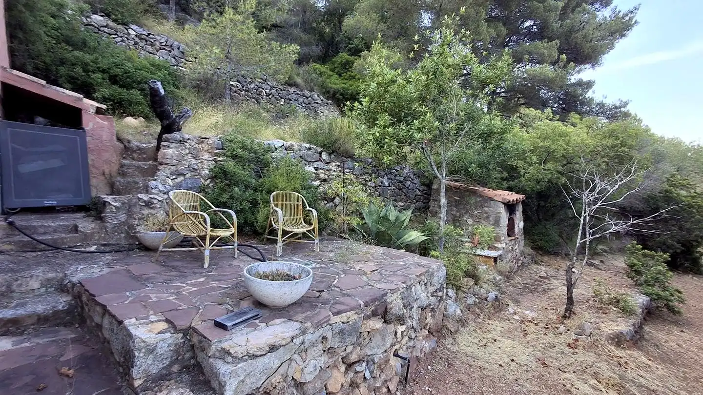 Terrassa de Finca rústica en venda en Cabanes amb Jardí privat, Terrassa i Piscina