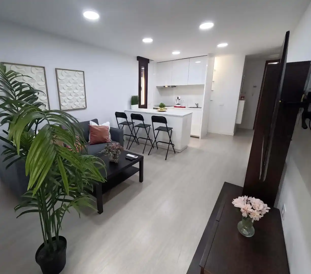 Sala de estar de Piso en venta en Santa Cruz de Tenerife con Aire acondicionado, Trastero y Amueblado